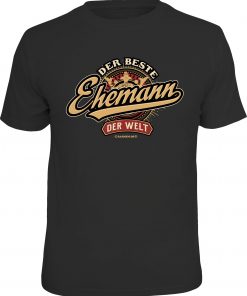 RAHMENLOS® Motiv T-Shirt "Der beste Ehemann der Welt"