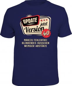 RAHMENLOS® Motiv T-Shirt "Update 40"