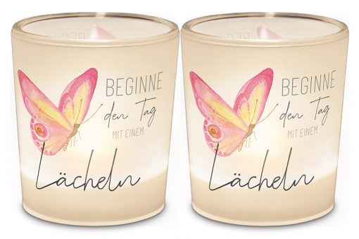 LaVida Windlicht "Beginne den Tag" - Lovely Greetings