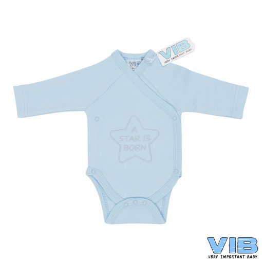 VIB - Langarm-Body "Star" Blau