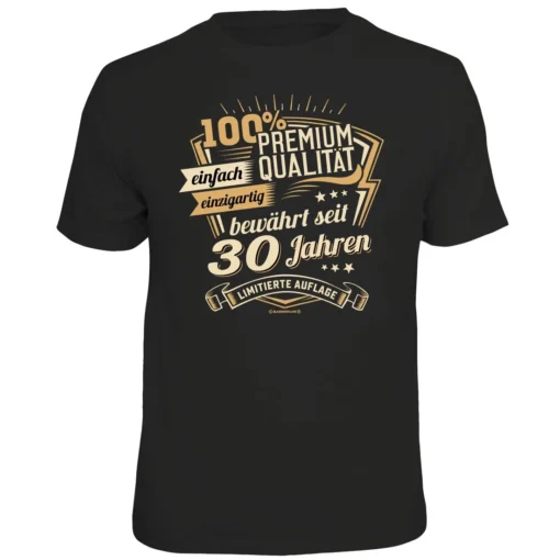 RAHMENLOS® Motiv T-Shirt "Seit 30 Jahren"