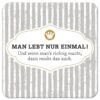 Sheepworld Korkuntersetzer - Man lebt nur einmal