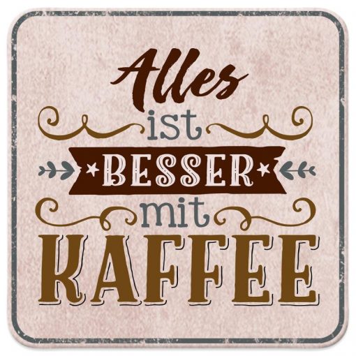 Sheepworld Untersetzer "Alles ist besser..."