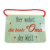 Kulthänger - Blechschild "beste Oma"