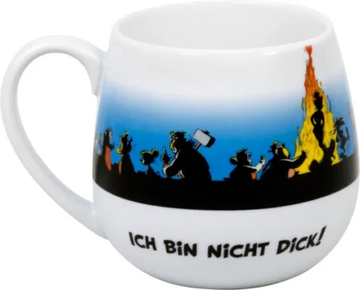 Könitz Kuschelbecher "Asterix - Ich bin nicht dick!"