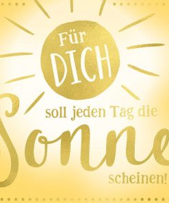 Geschenkbox mit Musik "Jeden Tag die Sonne scheinen"