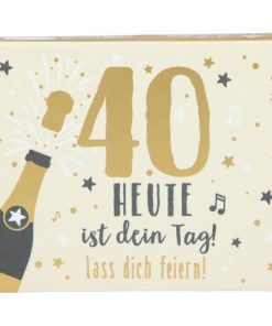 Soundbox zum 40. Geburtstag "Heute ist dein Tag"