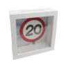 Spardose "20" mit Glasfront