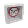 Spardose "30" mit Glasfront