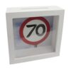 Spardose "70" mit Glasfront