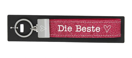 Glücksfilz Anhänger in Pink "Die Beste"