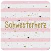 Sheepworld Korkuntersetzer - Schwesterherz