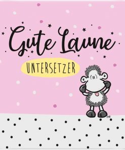 Sheepworld Korkuntersetzer - Gute Laune Untersetzer