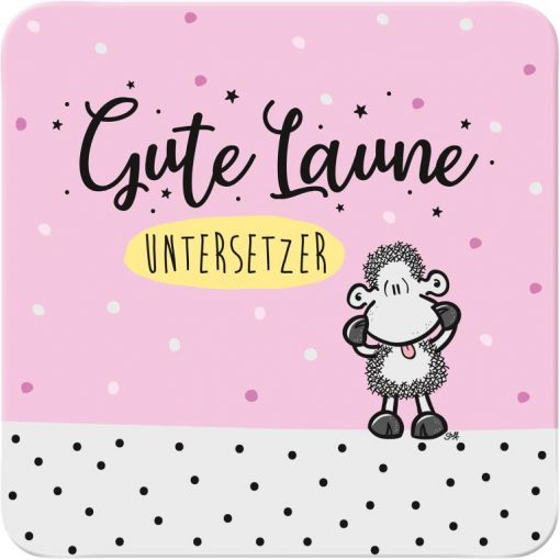 Sheepworld Korkuntersetzer - Gute Laune Untersetzer