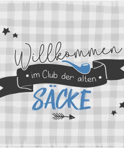 Sheepworld Korkuntersetzer - Willkommen im Club der alten Säcke