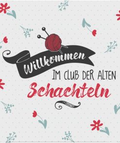 Sheepworld Korkuntersetzer - Willkommen im Club der alten Schachteln