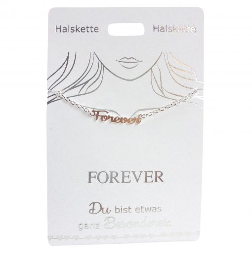 Halskette "Forever", versilbert