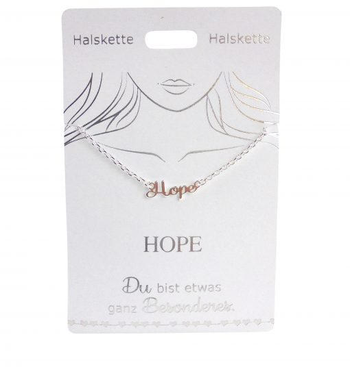 Halskette "Hope", versilbert