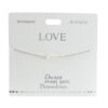 Armband mit Schriftzug "Love", versilbert
