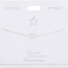 Armband "Stern", versilbert