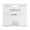 Armband mit Name "Amelie", versilbert