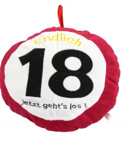 Kissen - 18. Geburtstag