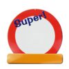 Riesen-Schild "Super! - Verkehrsschild"