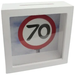 Spardose "70" mit Glasfront