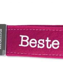 Glücksfilz Anhänger in Pink "Beste Mama"