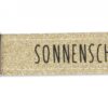 Schlaufen Schlüsselanhänger "Glücksfilz - Sonnenschein" mit Metallabschluss