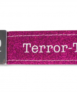 Glücksfilz Anhänger glitzernd in pink "Terror Tussi"