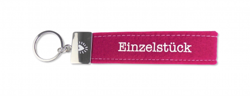 Glücksfilz Anhänger in pink "Einzelstück"