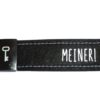 Schlaufen Schlüsselanhänger "Glücksfilz - Meiner" mit Metallabschluss