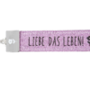 Schlaufen Schlüsselanhänger "Glücksfilz - Liebe das Leben!"