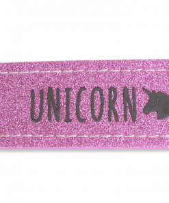 Glücksfilz Anhänger glitzernd in rosa "Unicorn Power"