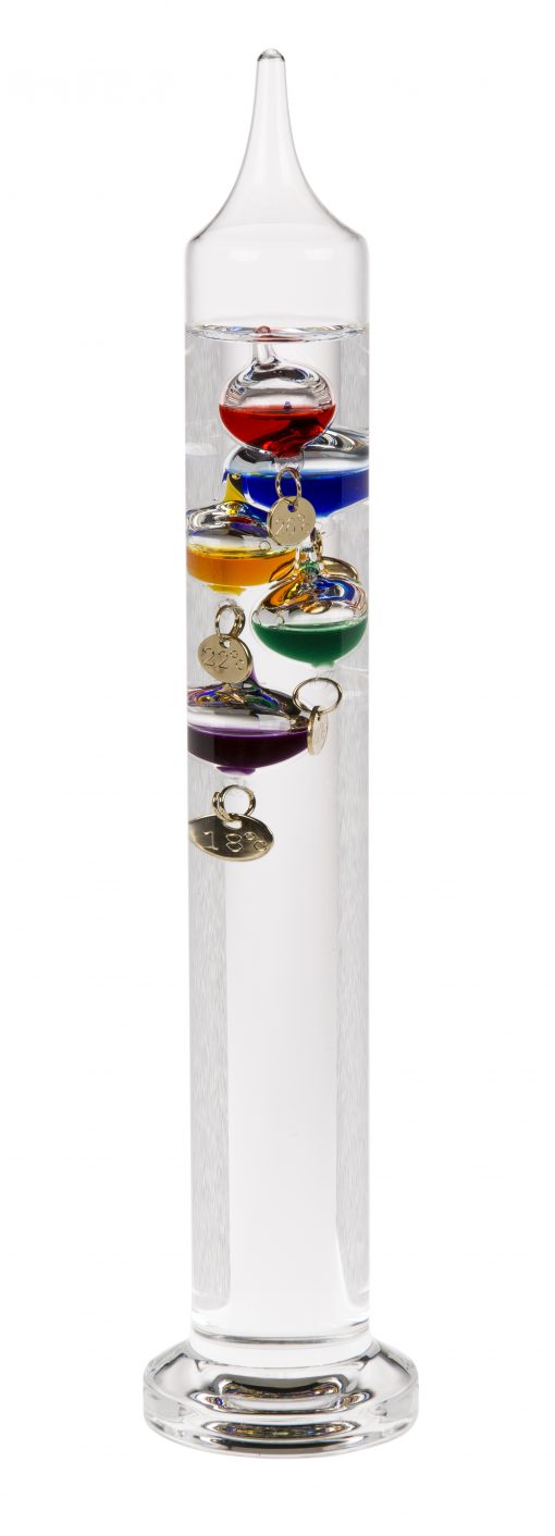 GALILEO Thermometer aus Glas