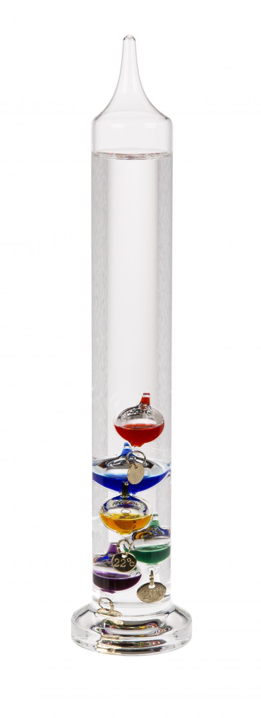 GALILEO Thermometer aus Glas