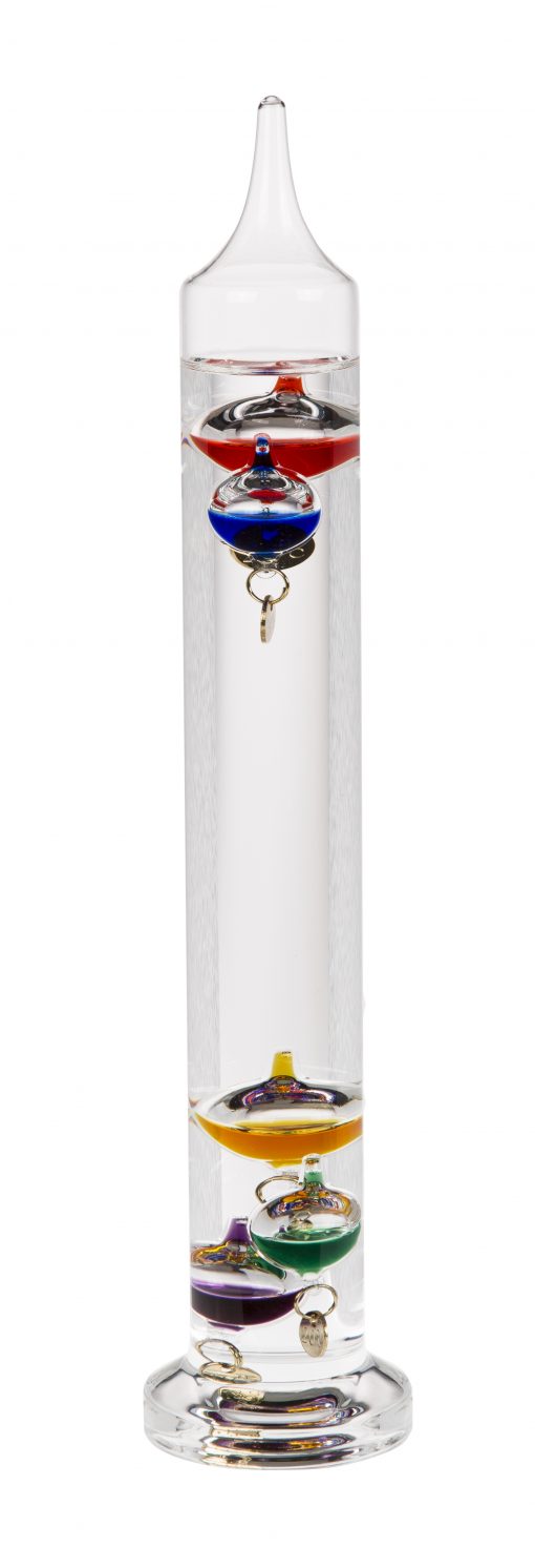 GALILEO Thermometer aus Glas