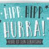 Geschenkbox mit Musik "Hipp Hipp Hurra"
