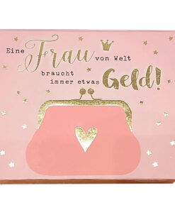 Geschenkbox mit Musik "Frau von Welt"