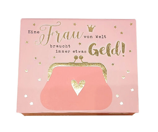 Geschenkbox mit Musik "Frau von Welt"