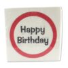 Servietten zum Geburtstag "Verkehrsschild"
