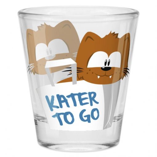 Sheepworld Schnapsglas "Kater to go"