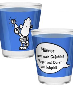 Sheepworld Schnapsglas "Männer haben auch Gefühle"