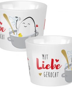 Sheepworld Eierbecher "Mit Liebe gekocht"