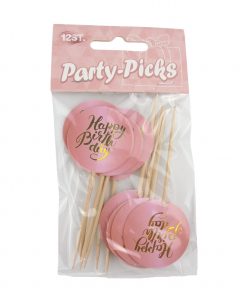 Party-Picks "Happy Birthday", 12-teilig