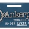 Schlüsselanhänger mit Schriftzug - Ankerplatz auf Headerkarte