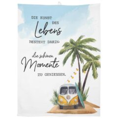 Geschirrtuch von Sheepworld "Die Kunst des Lebens besteht darin..."
