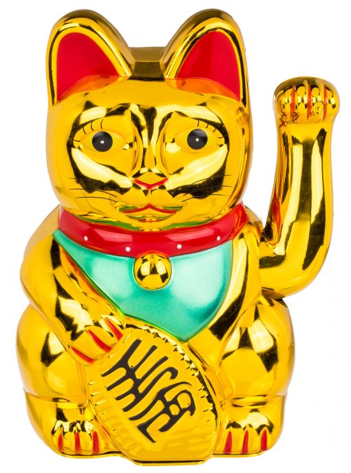 Maneki-Neko - goldene Winkekatze