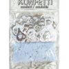 Konfetti-Set, 3-teilig zur Hochzeit "Just Married"